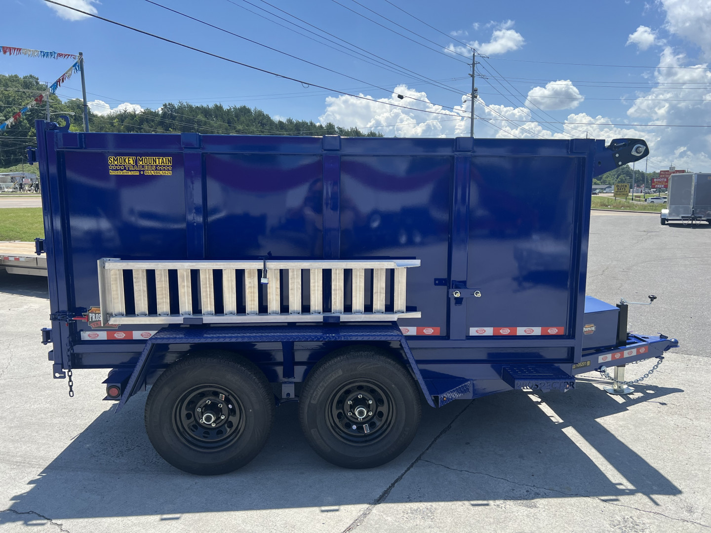 New 2025 Covered Wagon Trailers 6X10 DUMP 4' SIDES 10K Dump Trailer