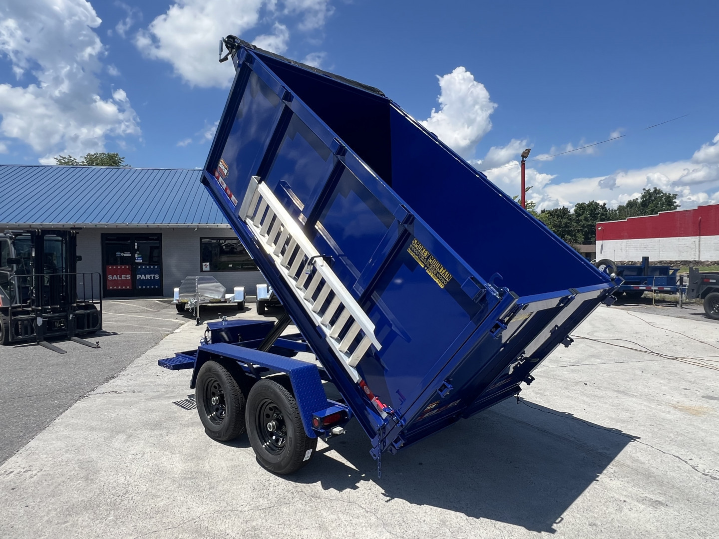 New 2025 Covered Wagon Trailers 6X10 DUMP 4' SIDES 10K Dump Trailer