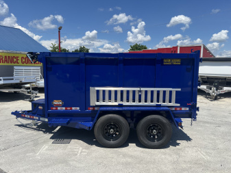 New 2025 Covered Wagon Trailers 6X10 DUMP 4' SIDES 10K Dump Trailer