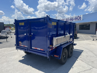 New 2025 Covered Wagon Trailers 6X10 DUMP 4' SIDES 10K Dump Trailer