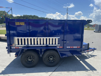 New 2025 Covered Wagon Trailers 6X10 DUMP 4' SIDES 10K Dump Trailer