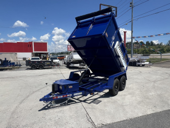 New 2025 Covered Wagon Trailers 6X10 DUMP 4' SIDES 10K Dump Trailer