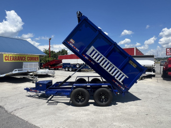 New 2025 Covered Wagon Trailers 6X10 DUMP 4' SIDES 10K Dump Trailer