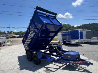 New 2025 Covered Wagon Trailers 6X10 DUMP 4' SIDES 10K Dump Trailer