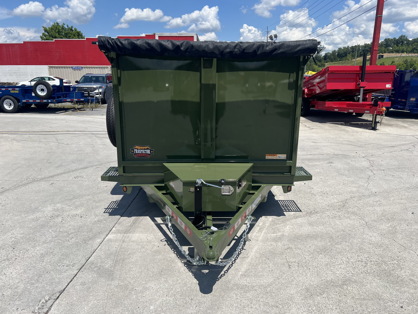 New 2025 Covered Wagon Trailers 6X12 DUMP Dump Trailer