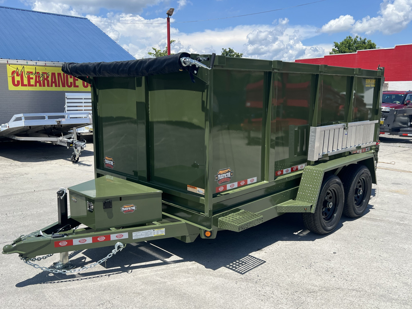 New 2025 Covered Wagon Trailers 6X12 DUMP Dump Trailer