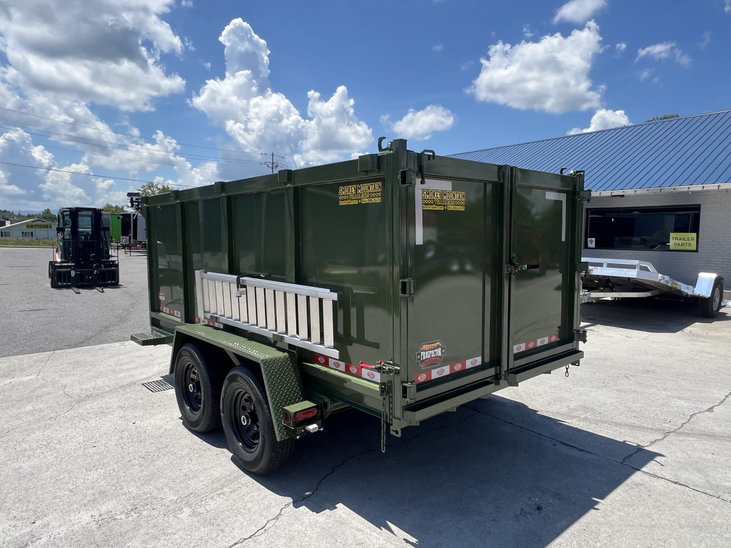 New 2025 Covered Wagon Trailers 6X12 DUMP Dump Trailer
