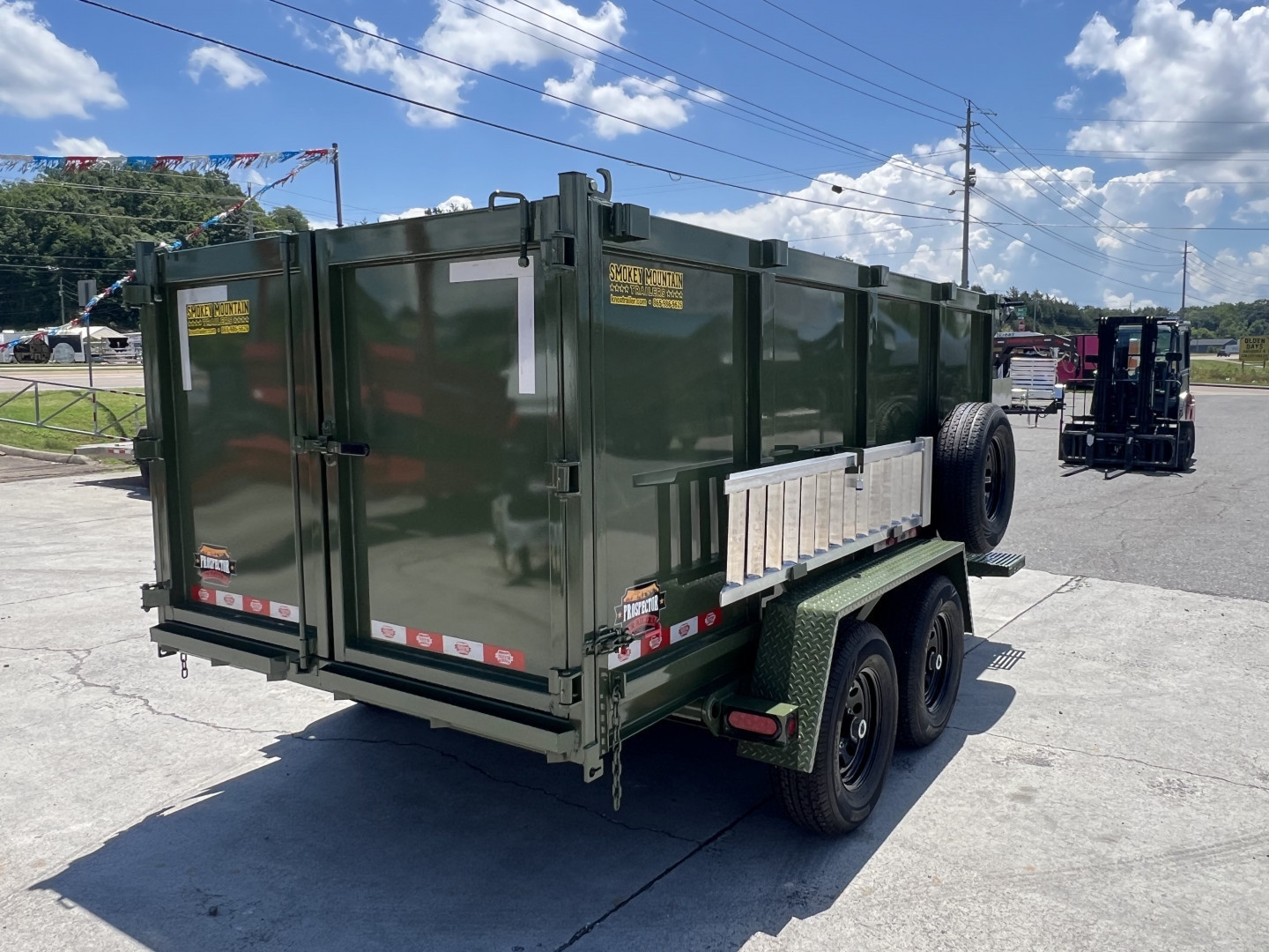 New 2025 Covered Wagon Trailers 6X12 DUMP Dump Trailer