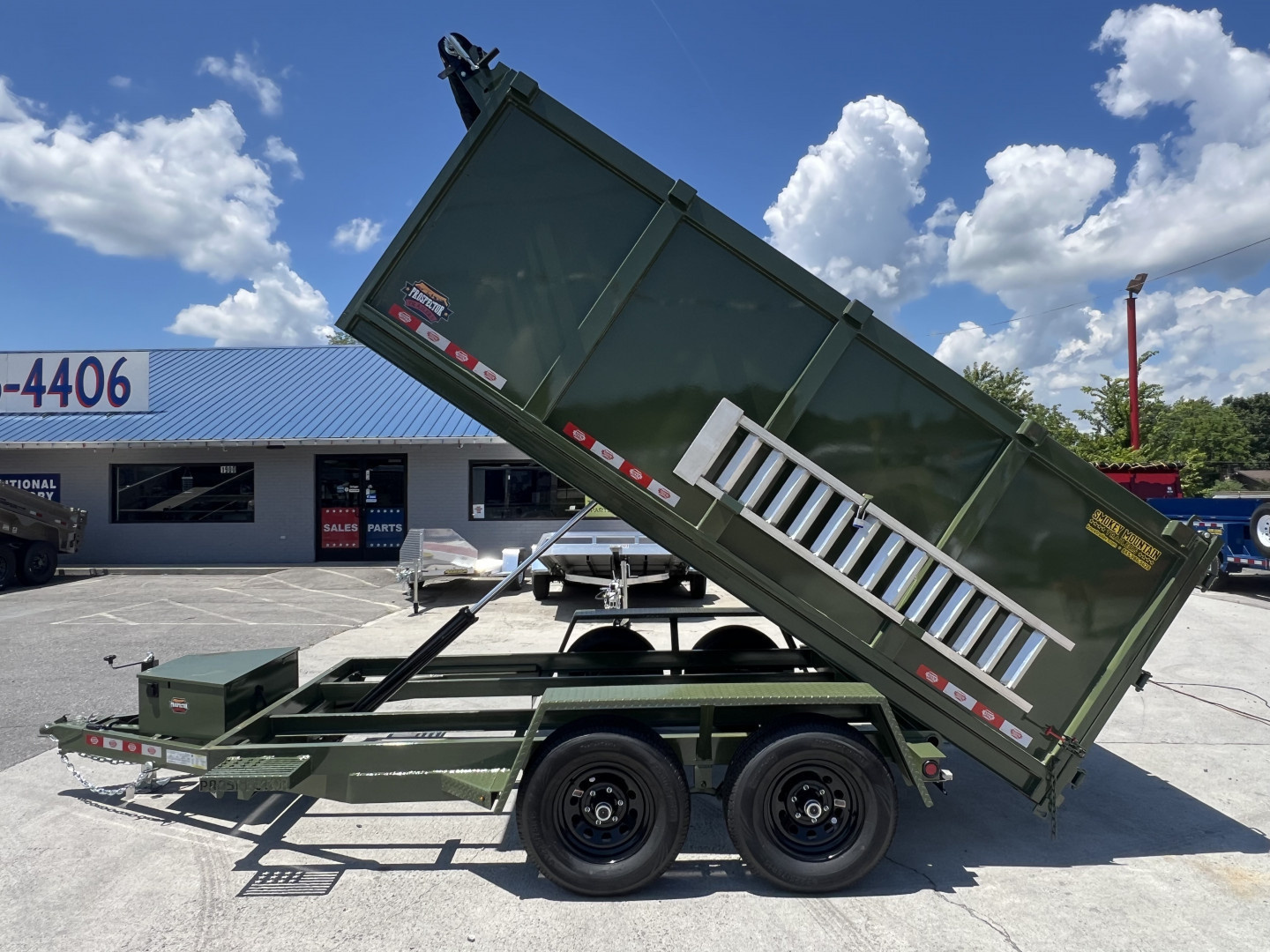 New 2025 Covered Wagon Trailers 6X12 DUMP Dump Trailer
