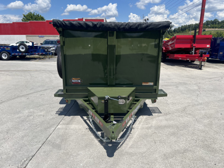 New 2025 Covered Wagon Trailers 6X12 DUMP Dump Trailer