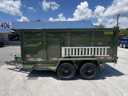 New 2025 Covered Wagon Trailers 6X12 DUMP Dump Trailer