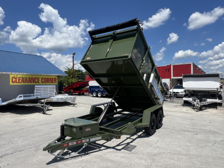 New 2025 Covered Wagon Trailers 6X12 DUMP Dump Trailer