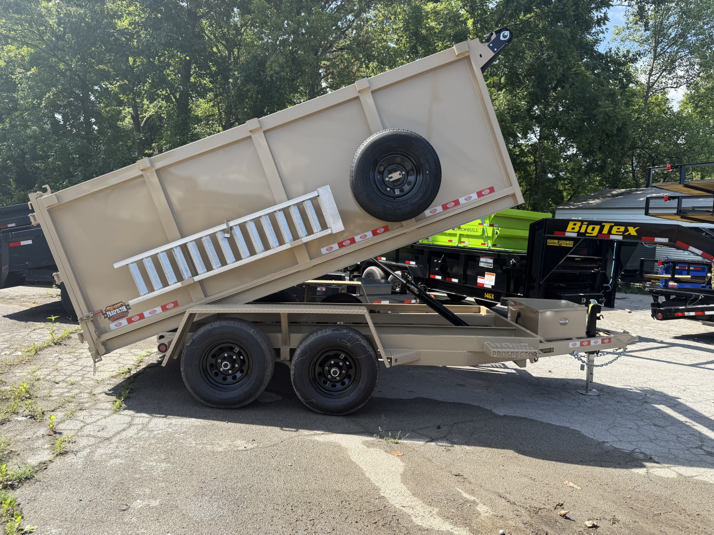 New 2025 Covered Wagon Trailers 6X12 DUMP Dump Trailer
