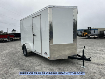 New 2025 ANVIL 6X12 w/ Double Rear Doors Cargo / Enclosed Trailer