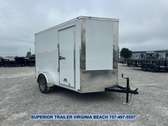 New 2025 Anvil 6X10 w/Double Rear Doors Cargo / Enclosed Trailer