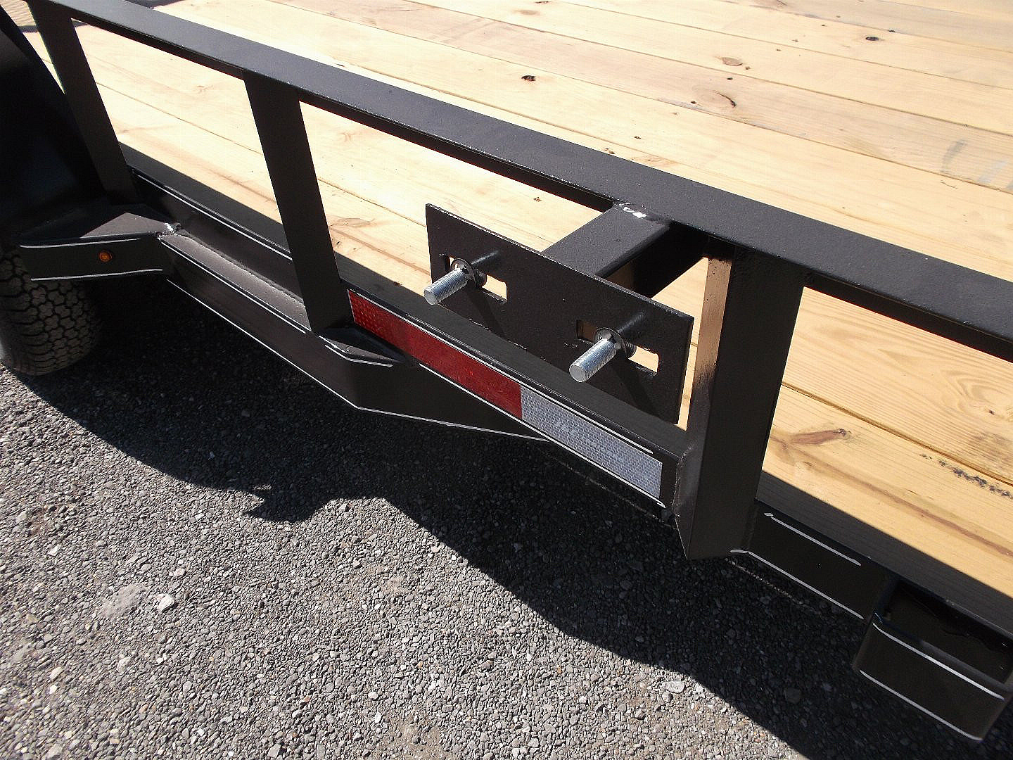 New 2025 J&C TRAILERS 77x12 Single Axle Utility Trailer / C-Channel Wrap Tongue / 2" Bulldog Coupler / 4ft Ramp Gate