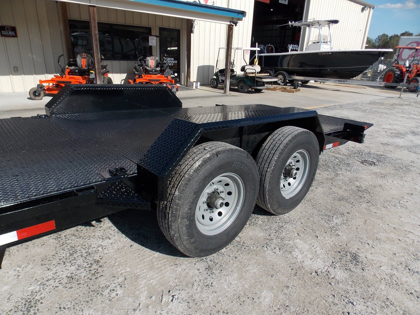 New 2025 Hawke Trailers FEQT-7K-20HD Tilt Trailer