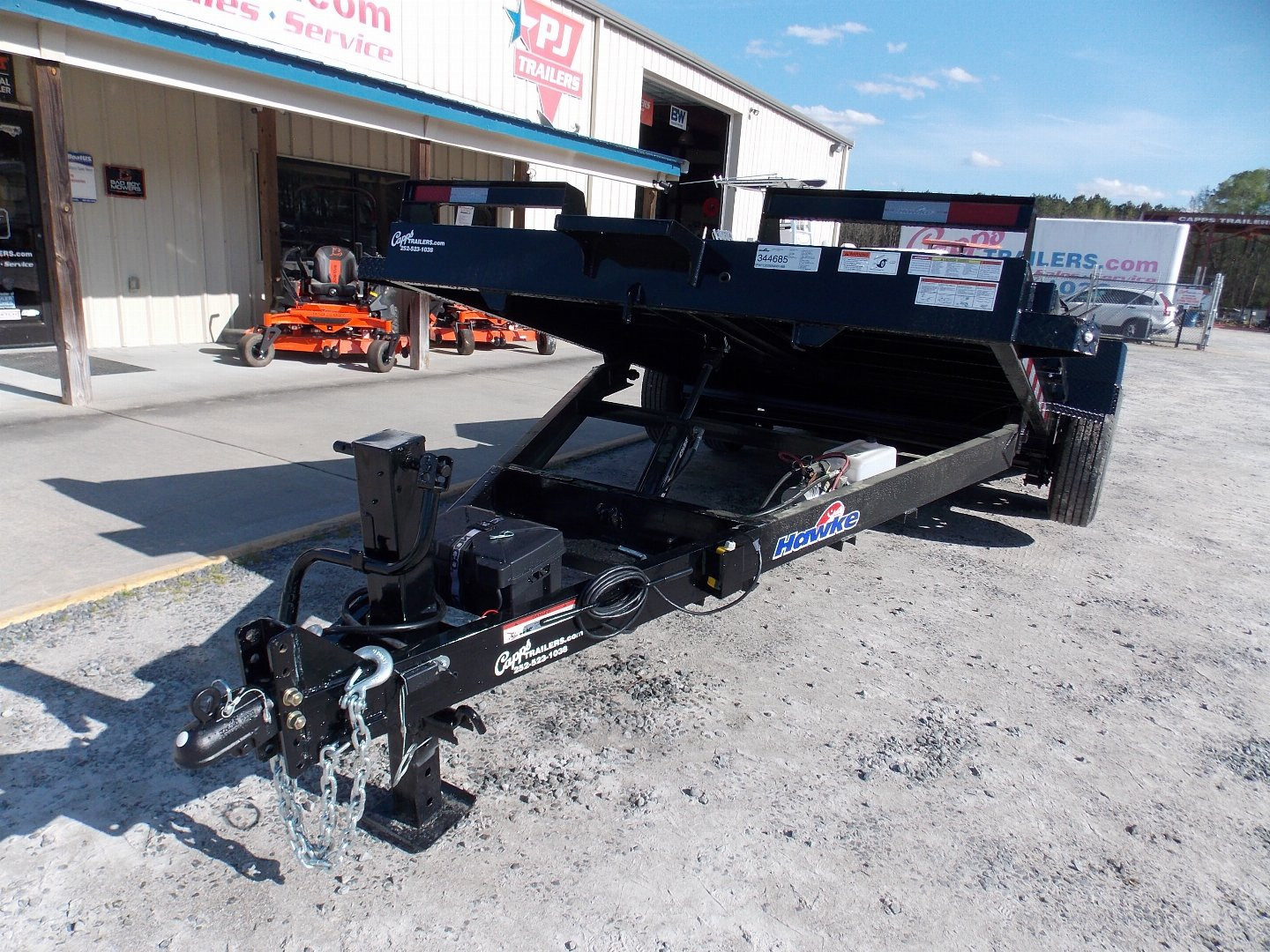 New 2025 Hawke Trailers FEQT-7K-20HD Tilt Trailer