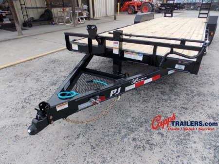 New 2025 PJ TRAILERS PJ CCJ2472BSBK-SRRR 14K Equipment Trailer