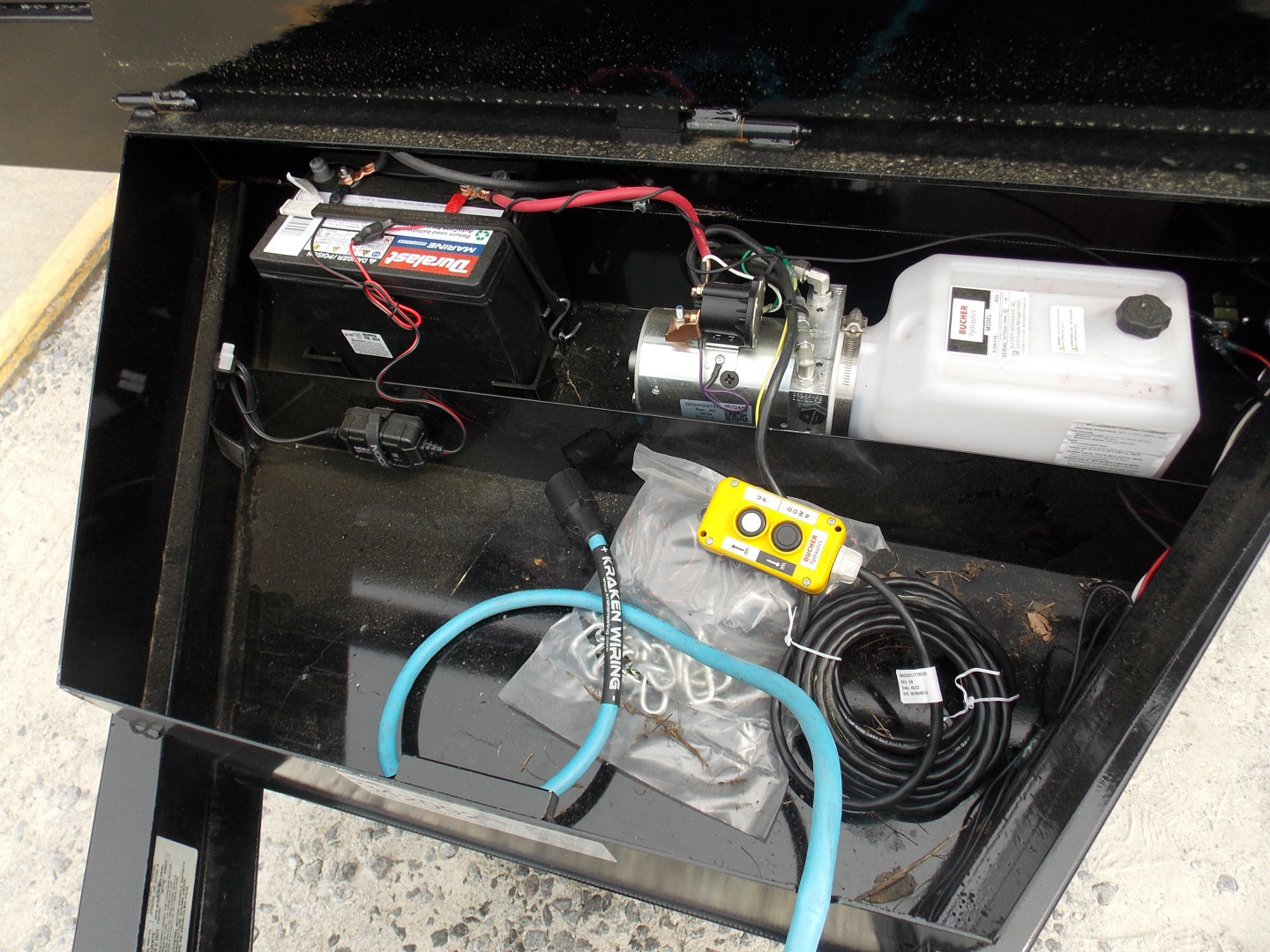 New 2025 Hawke Trailers FLPT-7K-7X16H Dump Trailer