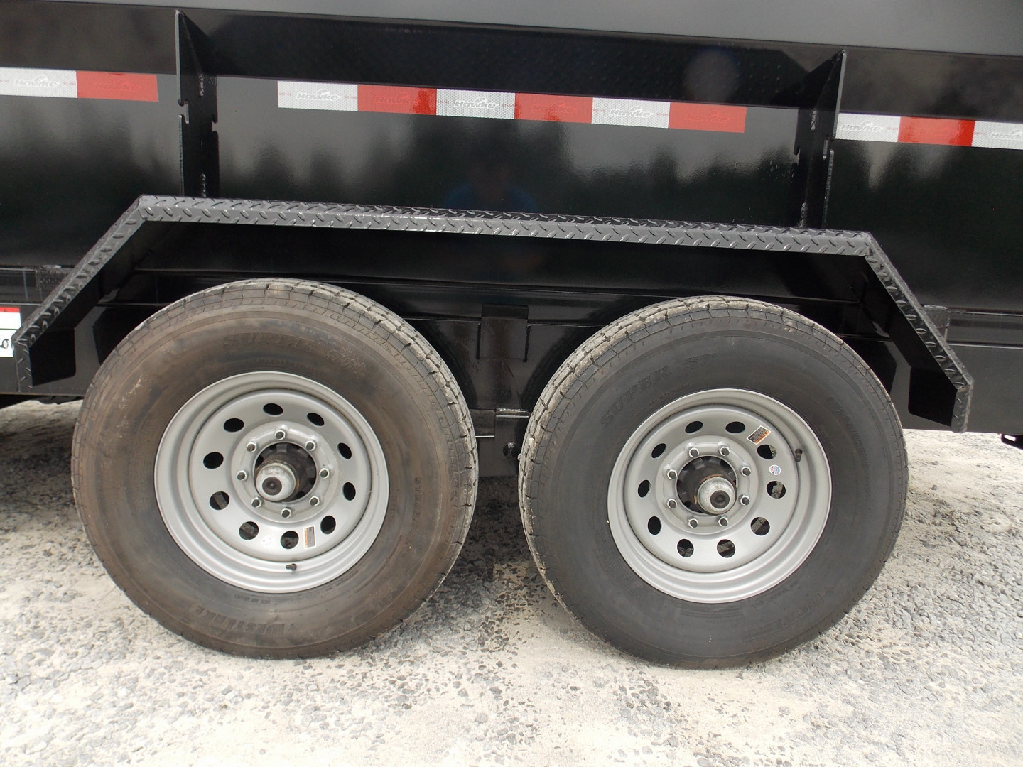 New 2025 Hawke Trailers FLPT-7K-7X16H Dump Trailer