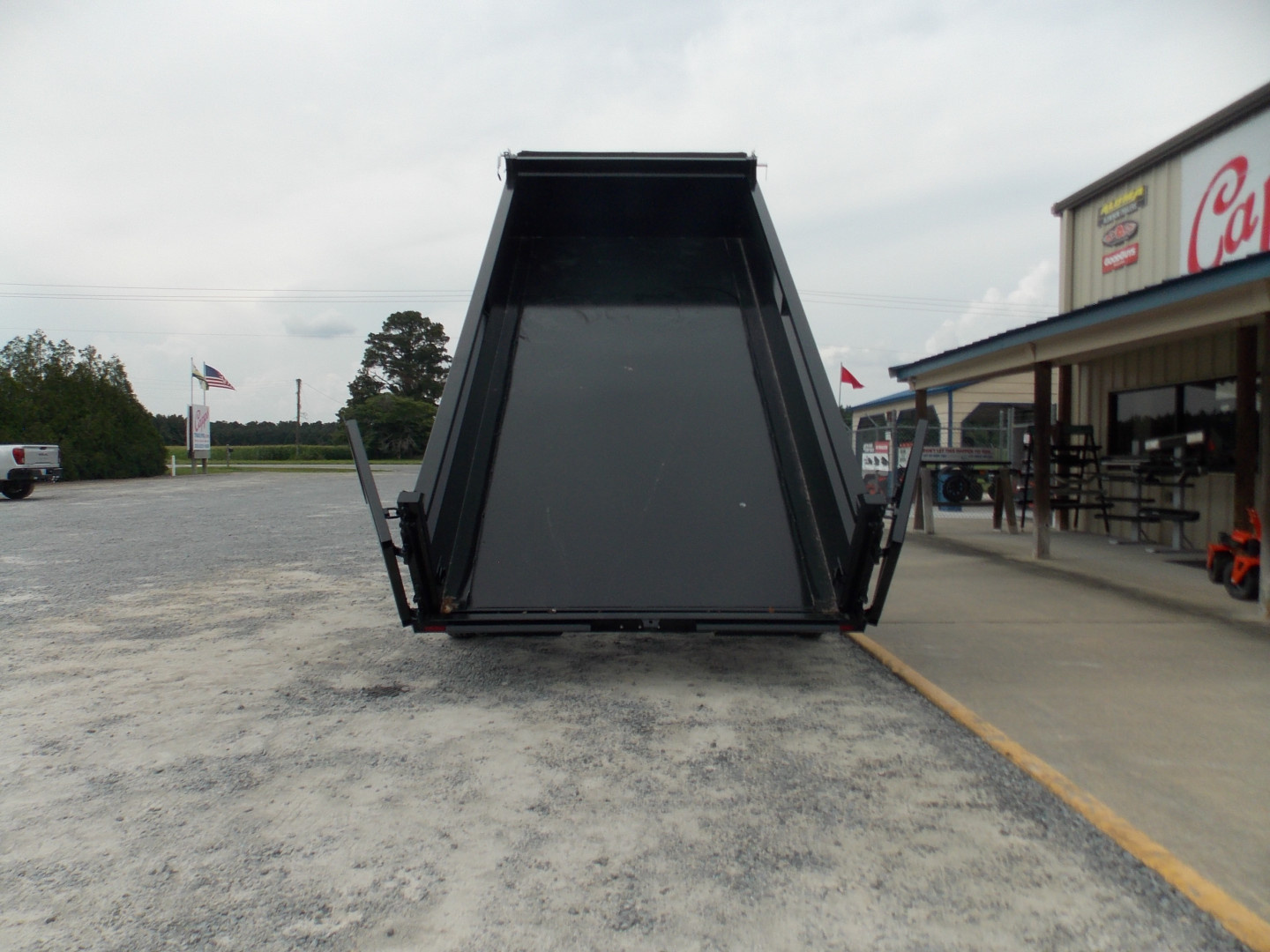 New 2025 Hawke Trailers FLPT-7K-7X16H Dump Trailer