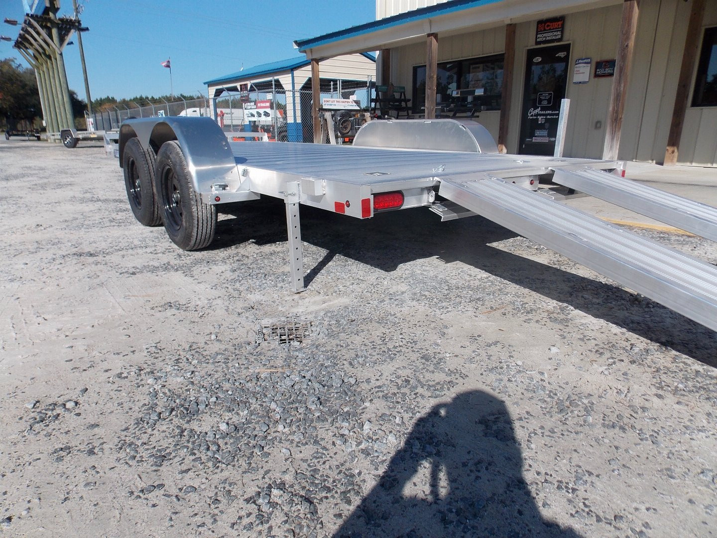 New 2026 Aluma AL 8216ESA-TA-EL-R-RTD Car Hauler