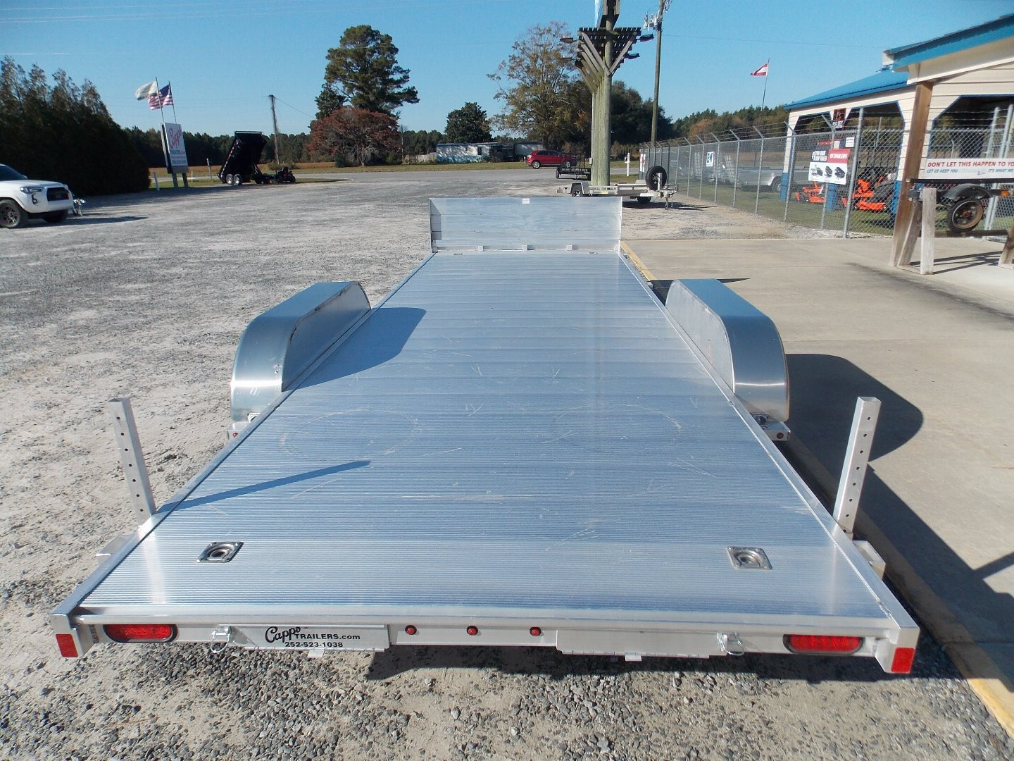 New 2026 Aluma AL 8216ESA-TA-EL-R-RTD Car Hauler