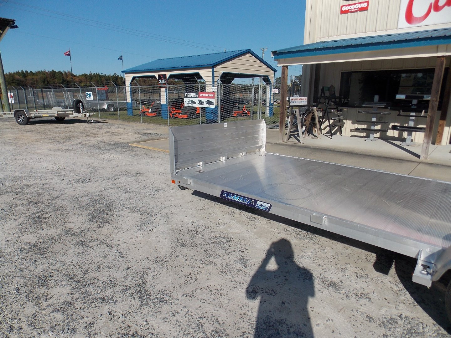 New 2026 Aluma AL 8216ESA-TA-EL-R-RTD Car Hauler