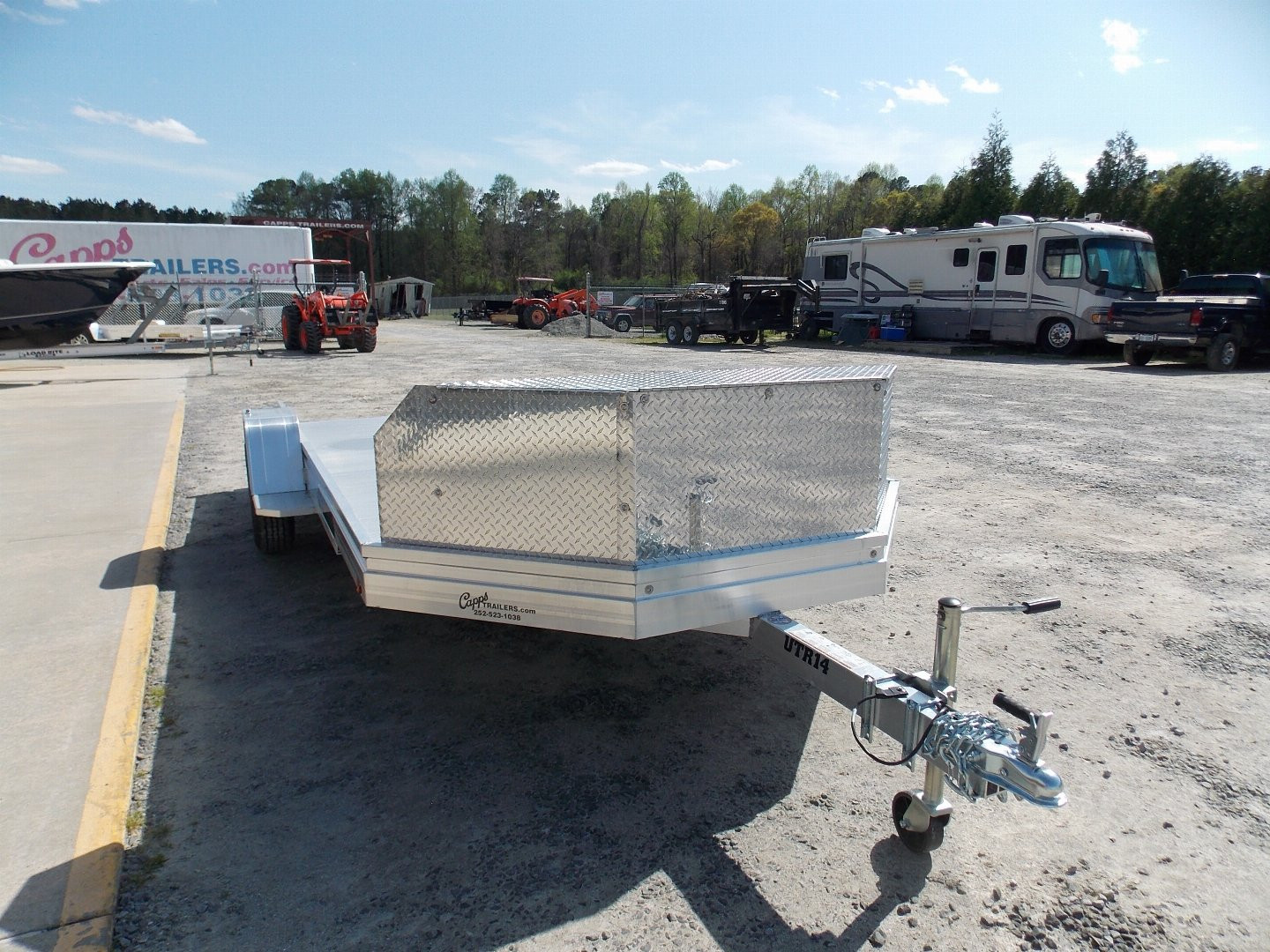 New 2026 Aluma AL UTR14S-R Utility Trailer