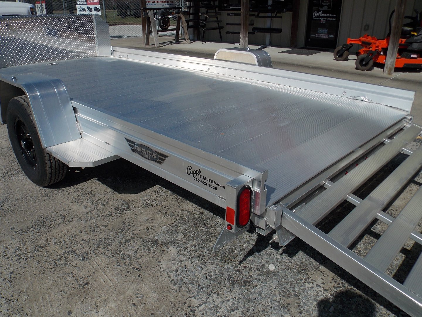 New 2026 Aluma AL UTR14S-R Utility Trailer