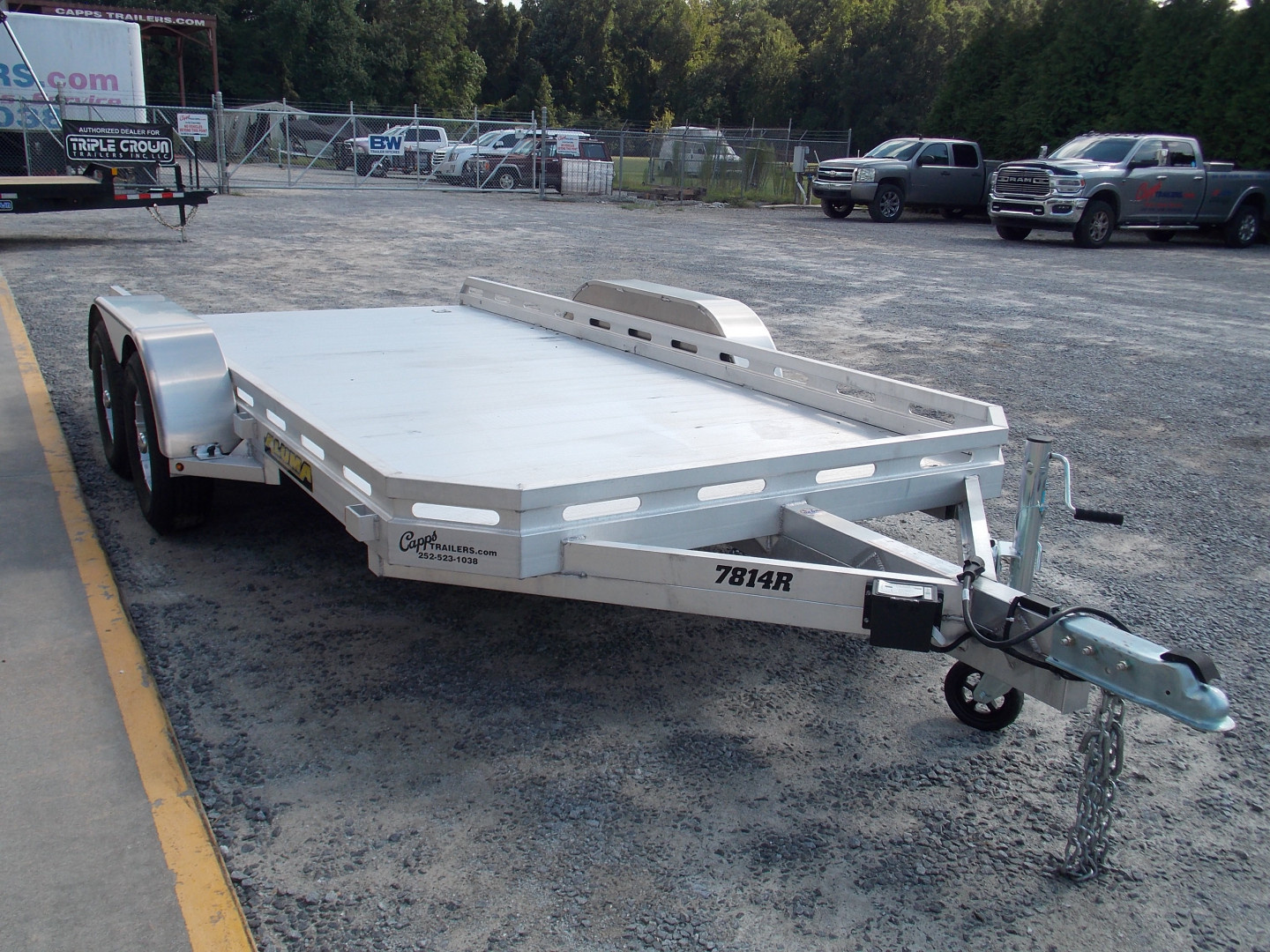 New 2027 Aluma AL 7814TA-EL-R-RTD Utility Trailer