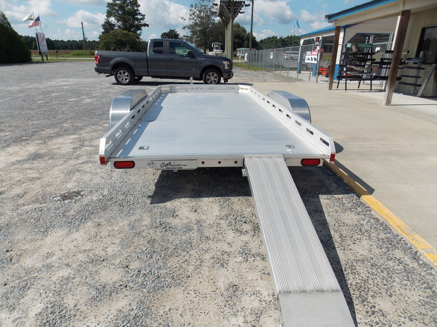 New 2027 Aluma AL 7814TA-EL-R-RTD Utility Trailer