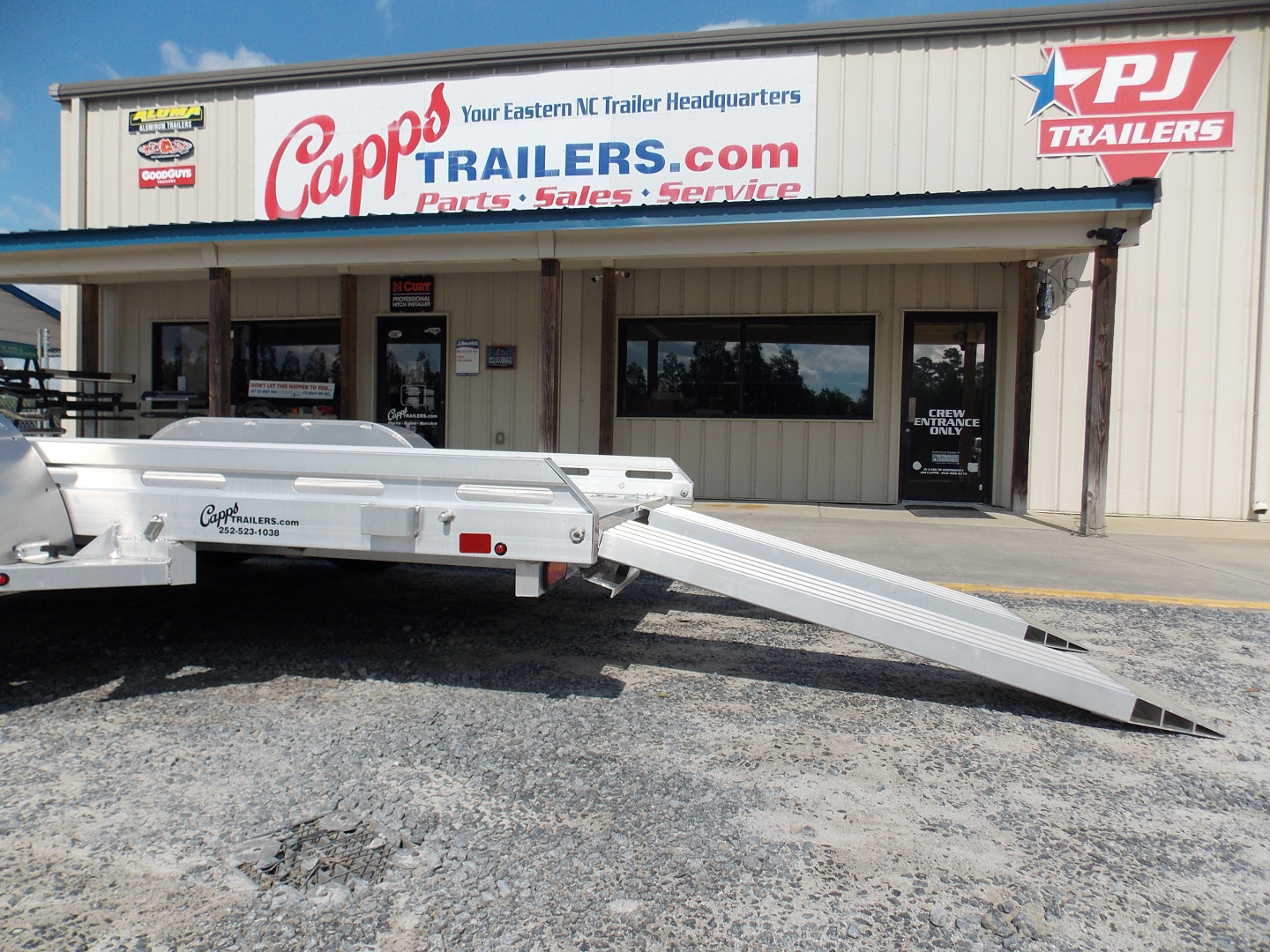 New 2027 Aluma AL 7814TA-EL-R-RTD Utility Trailer