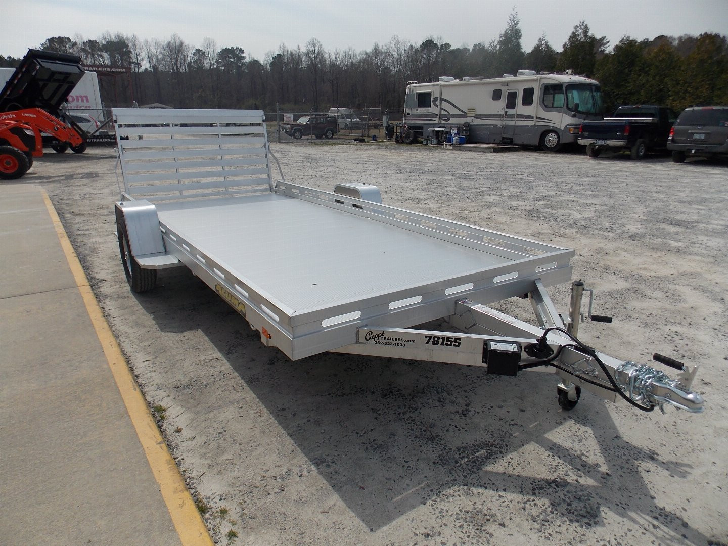 New 2026 Aluma AL 7815S-EL-TG ATV Trailer