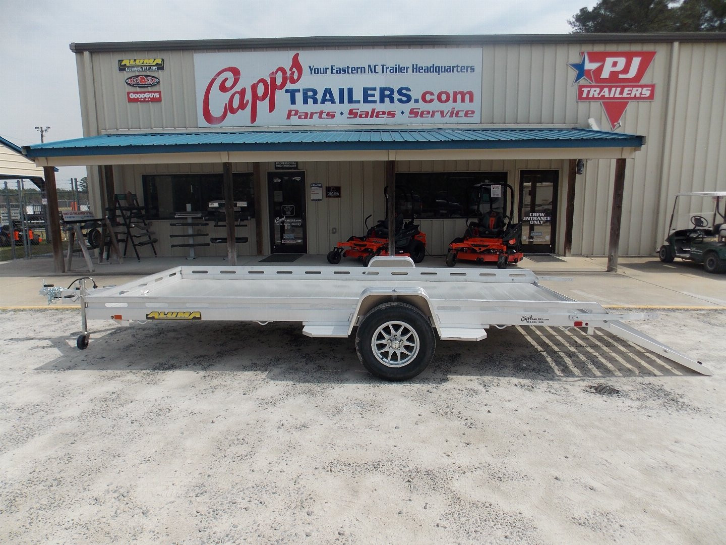 New 2026 Aluma AL 7815S-EL-TG ATV Trailer