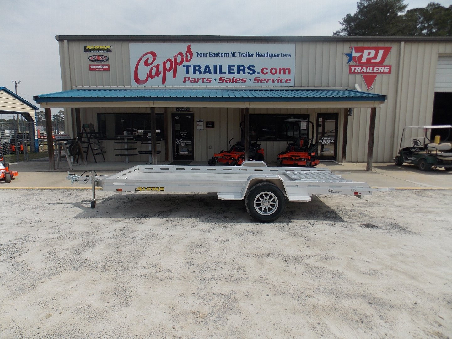 New 2026 Aluma AL 7815S-EL-TG ATV Trailer