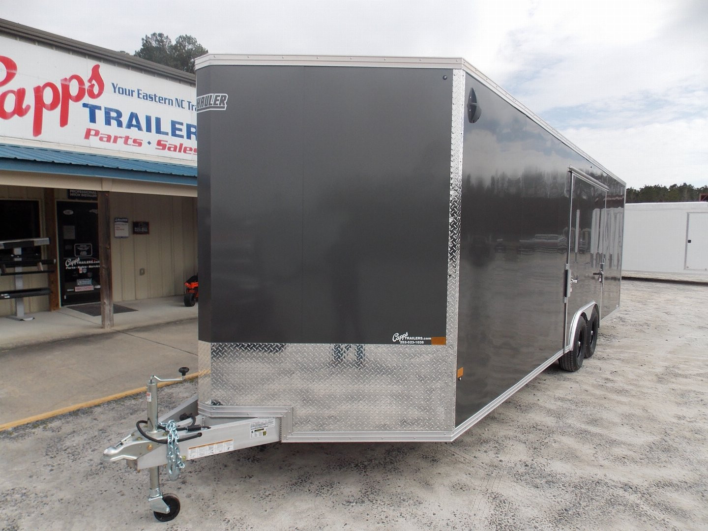New 2025 EZ HAULER ALC EZEC85X24CH-XLT-P CHARCOAL Cargo/Enclosed Trailer