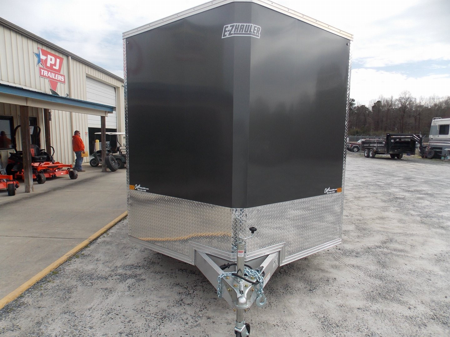 New 2025 EZ HAULER ALC EZEC85X24CH-XLT-P CHARCOAL Cargo/Enclosed Trailer