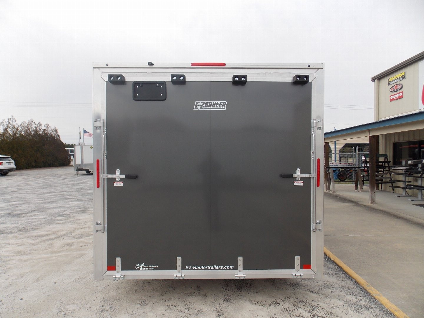 New 2025 EZ HAULER ALC EZEC85X24CH-XLT-P CHARCOAL Cargo/Enclosed Trailer