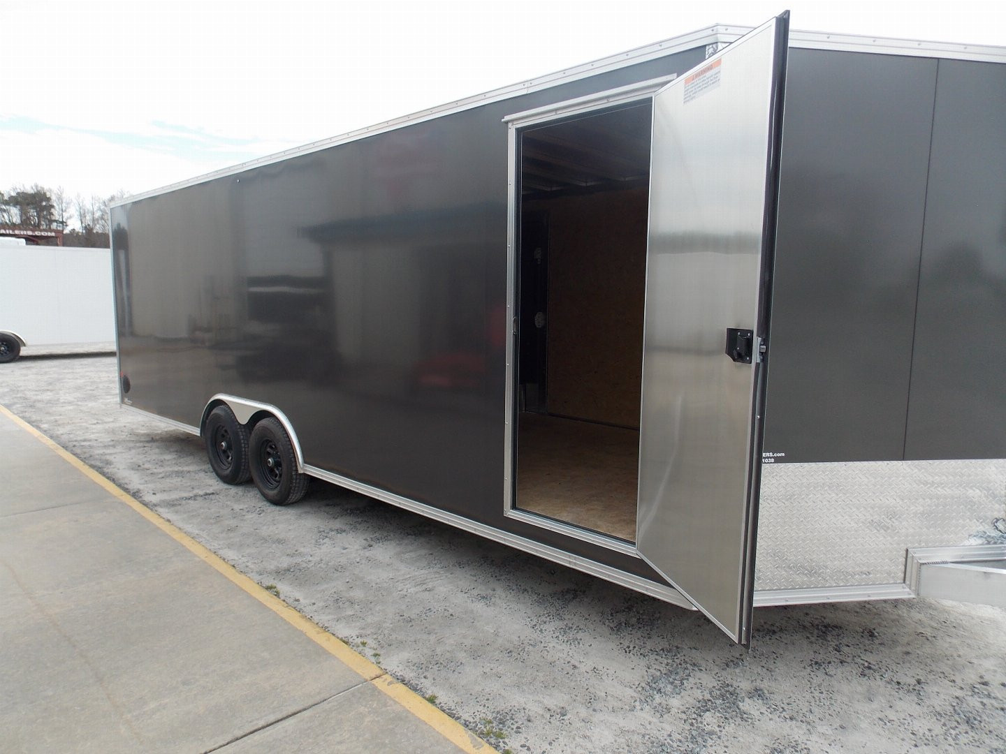New 2025 EZ HAULER ALC EZEC85X24CH-XLT-P CHARCOAL Cargo/Enclosed Trailer