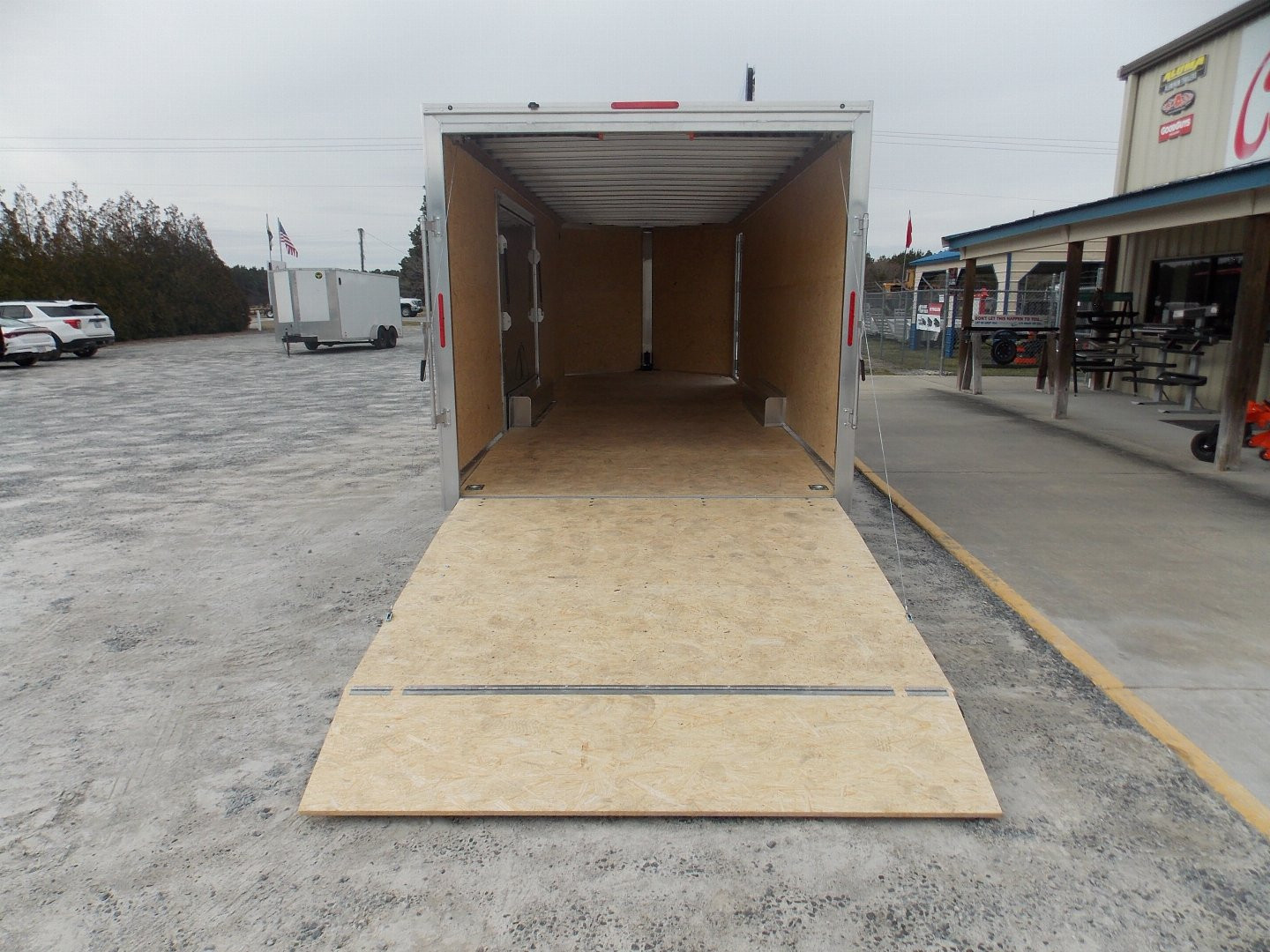 New 2025 EZ HAULER ALC EZEC85X24CH-XLT-P CHARCOAL Cargo/Enclosed Trailer