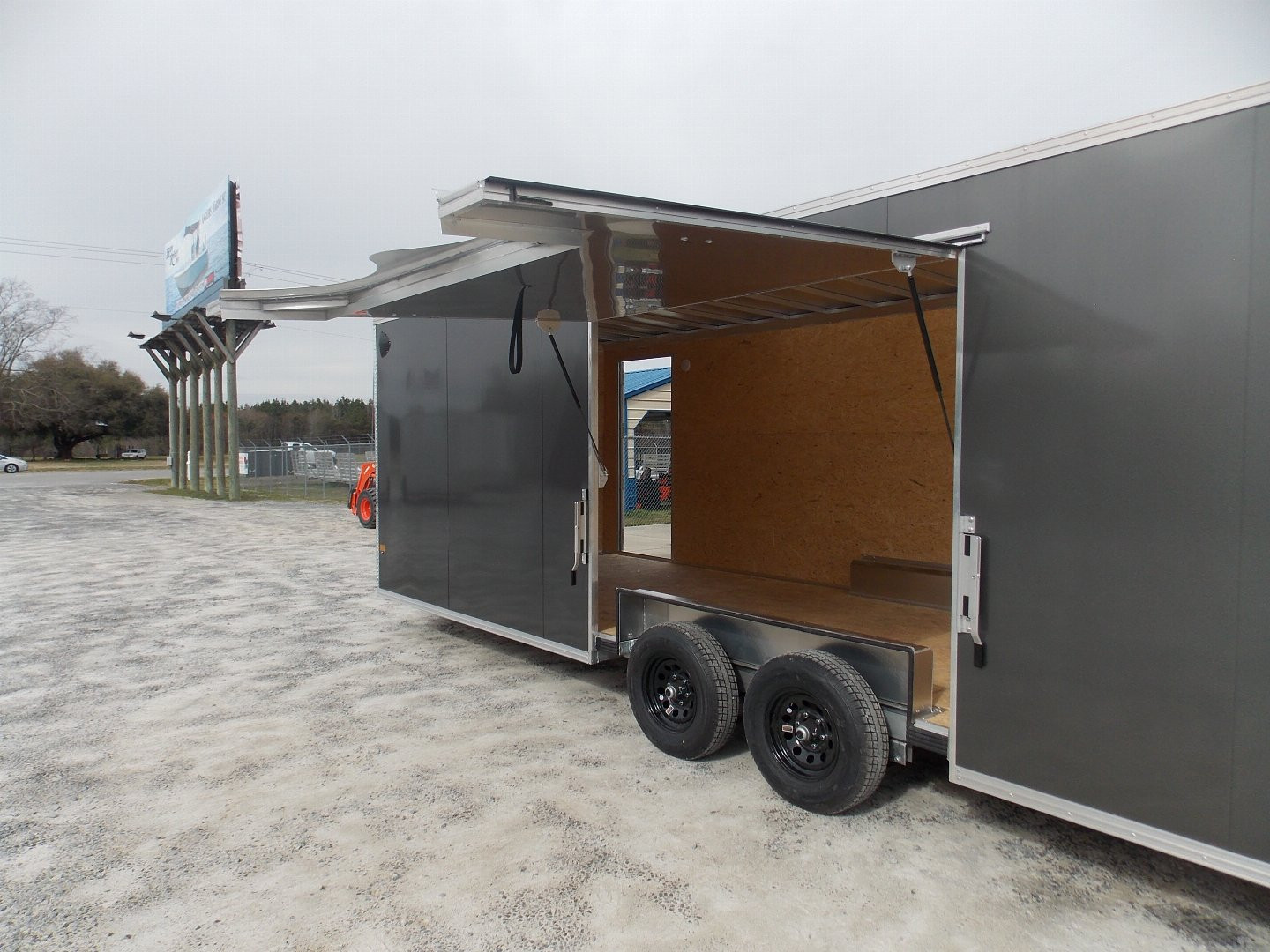 New 2025 EZ HAULER ALC EZEC85X24CH-XLT-P CHARCOAL Cargo/Enclosed Trailer