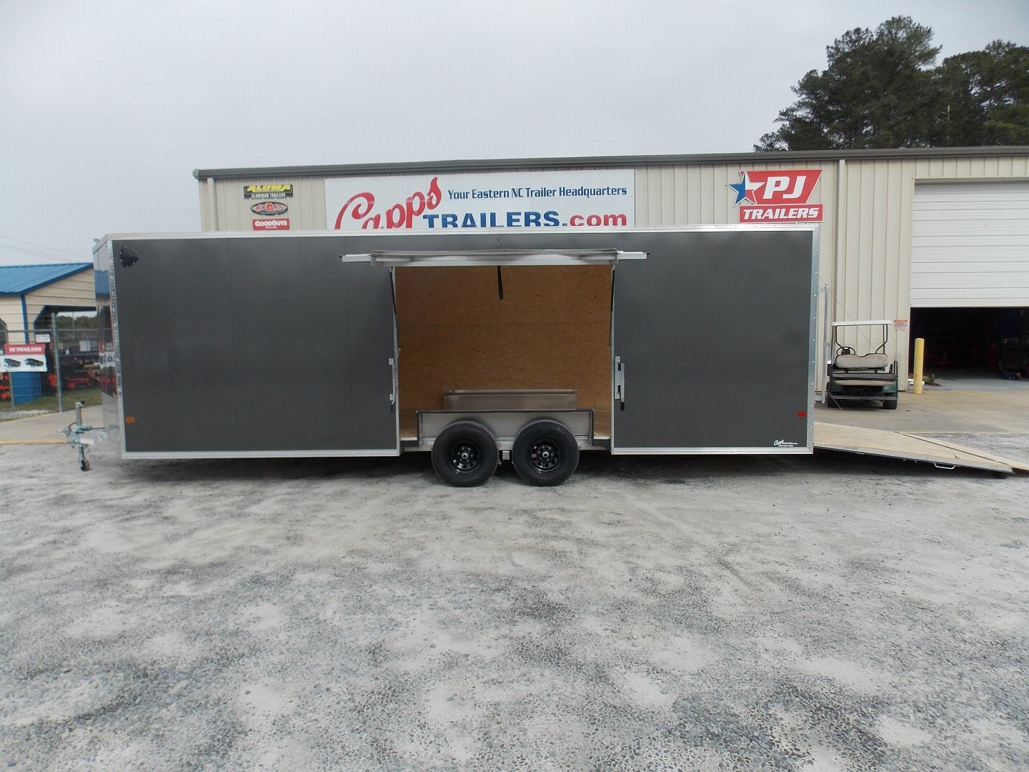 New 2025 EZ HAULER ALC EZEC85X24CH-XLT-P CHARCOAL Cargo/Enclosed Trailer