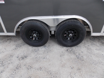 New 2025 EZ HAULER ALC EZEC85X24CH-XLT-P CHARCOAL Cargo/Enclosed Trailer