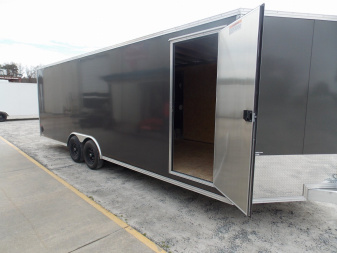 New 2025 EZ HAULER ALC EZEC85X24CH-XLT-P CHARCOAL Cargo/Enclosed Trailer