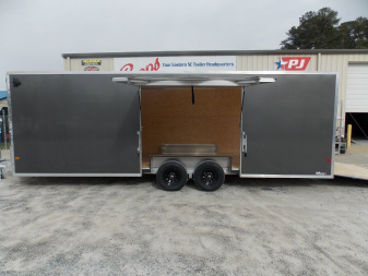 New 2025 EZ HAULER ALC EZEC85X24CH-XLT-P CHARCOAL Cargo/Enclosed Trailer