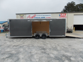 New 2025 EZ HAULER ALC EZEC85X24CH-XLT-P CHARCOAL Cargo/Enclosed Trailer