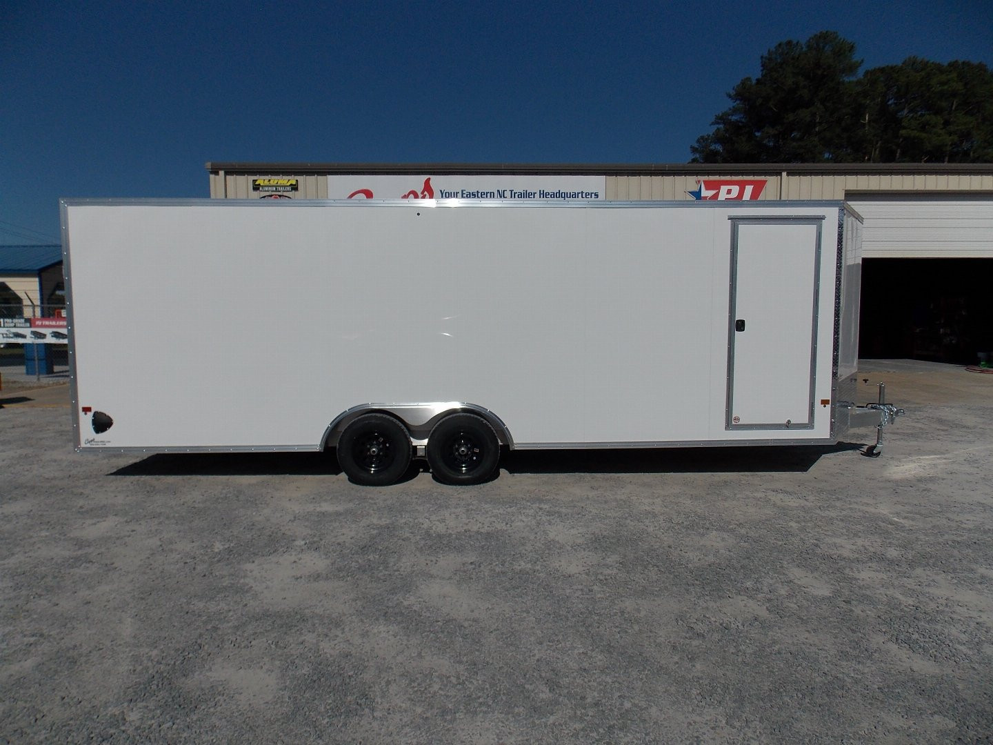 New 2025 EZ HAULER ALC EZEC85X24CH-XLT-P WHITE Cargo/Enclosed Trailer
