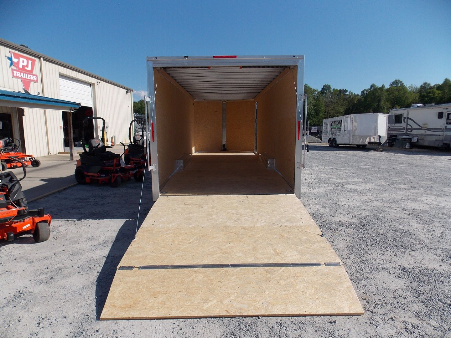 New 2025 EZ HAULER ALC EZEC85X24CH-XLT-P WHITE Cargo/Enclosed Trailer